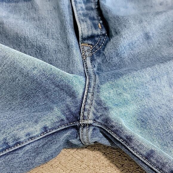 LOVERS AND FRIENDS Reece Distressed High Rise Slim Straight Leg Jeans - … - Picture 15 of 16